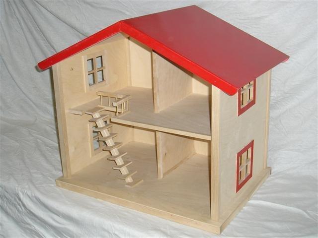 Poppenhuis, rood dak